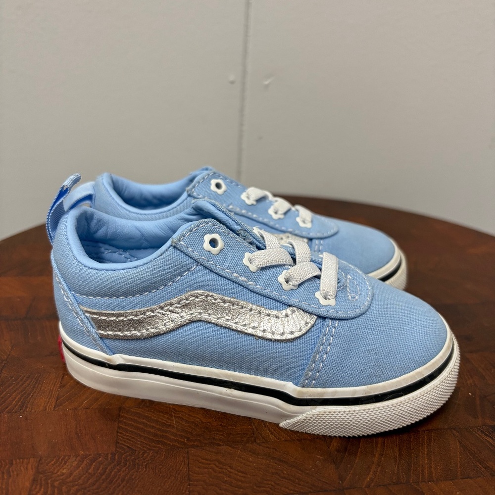 Vans Ward Elastic Slip On Toddler Shoes Size 6